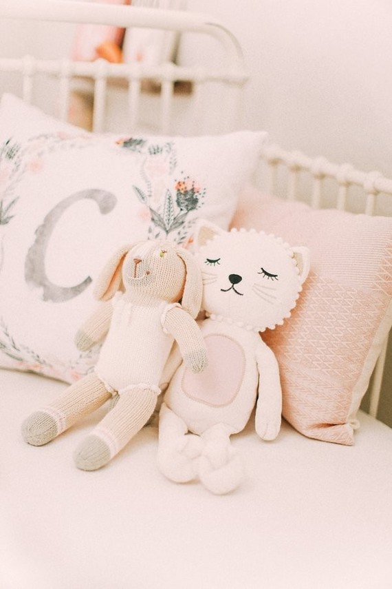 vintage french girls nursery