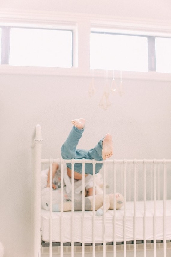 vintage french girls nursery