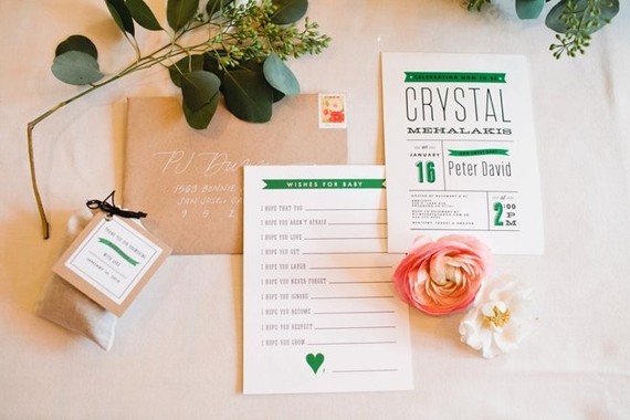 Baby shower invitations