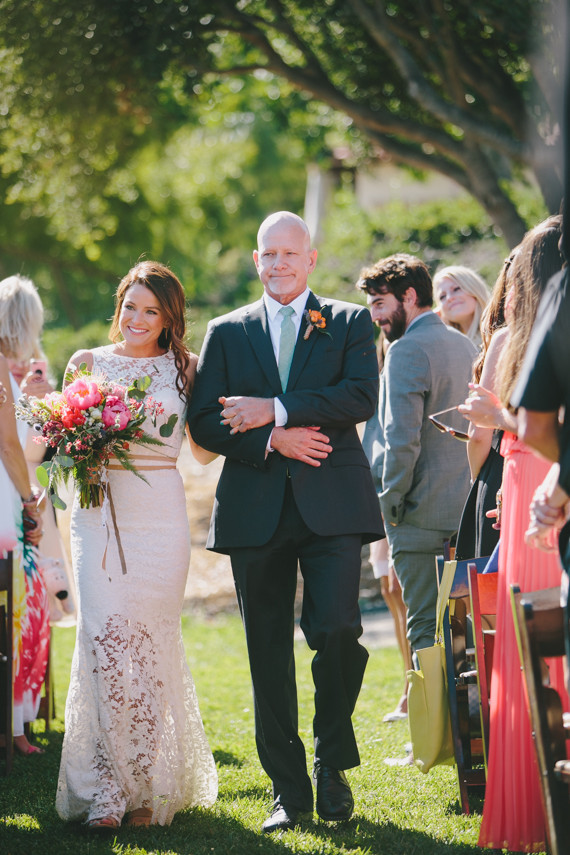 California summer wedding