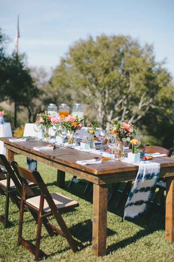 California summer wedding