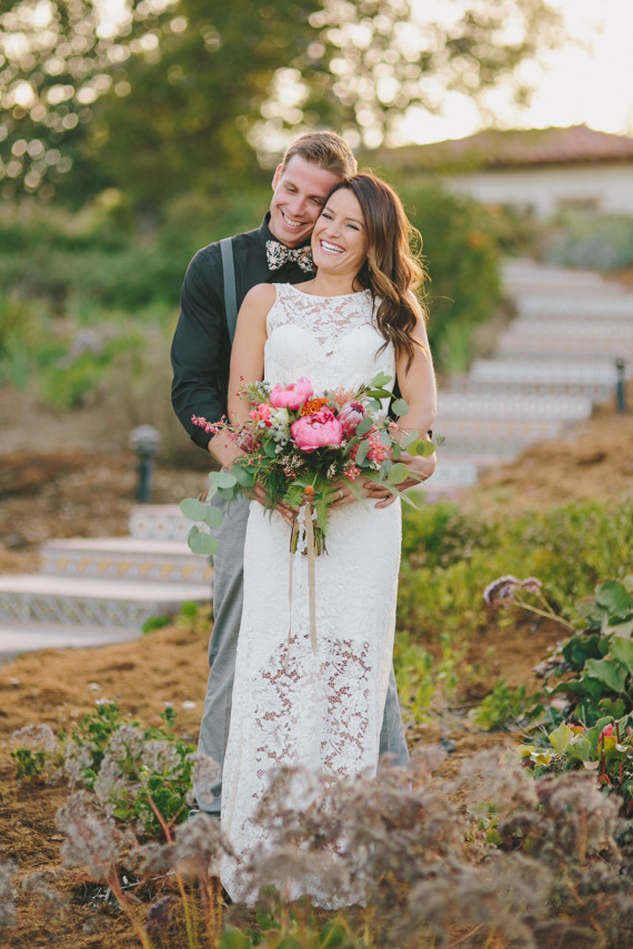 California summer wedding