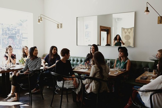 Justina Blakenly for Wedding Paper Diva's launch party