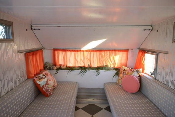 bohemian vintage camper party