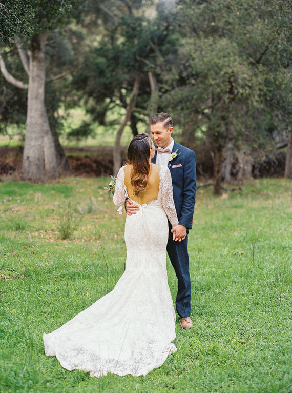 California wedding portrait