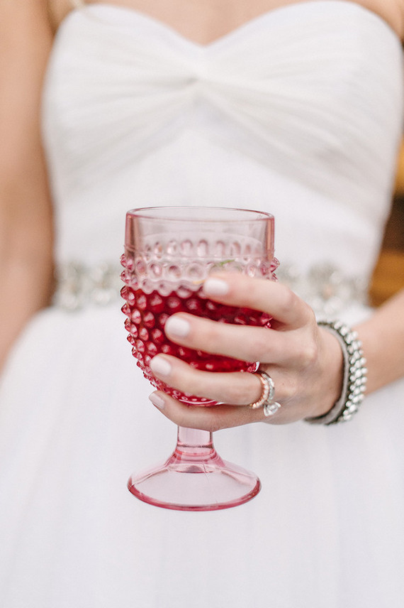 Wedding glassware