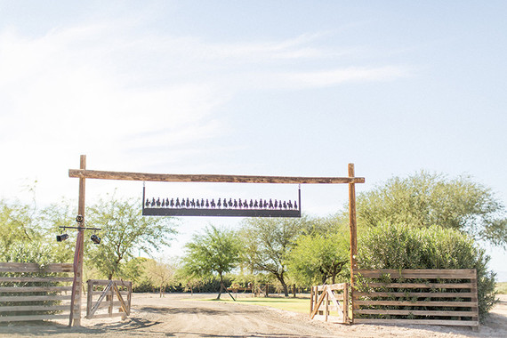 California desert wedding