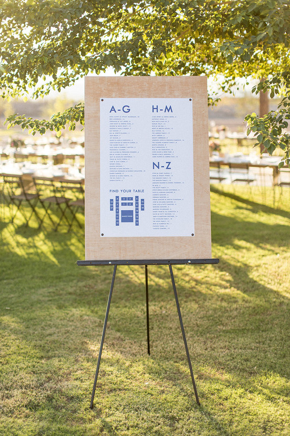 Escort card display