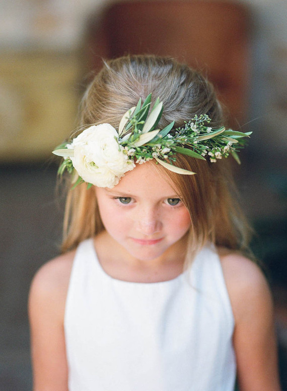 Flower girl portrait
