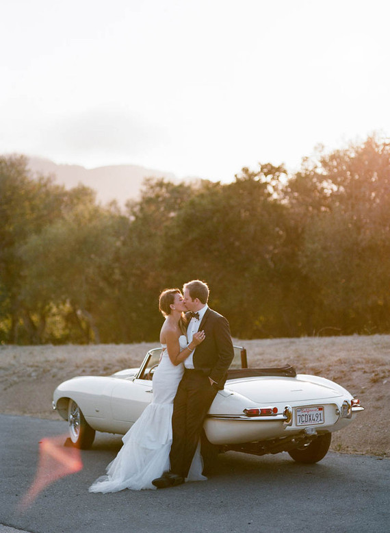 Romantic wedding portrait