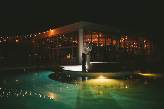 Modern desert wedding venue