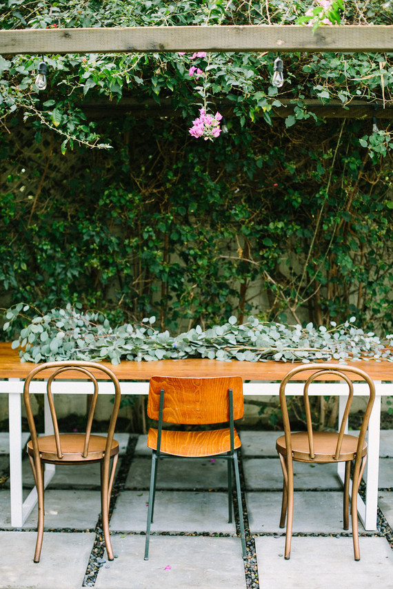 Backyard 1st birthday party