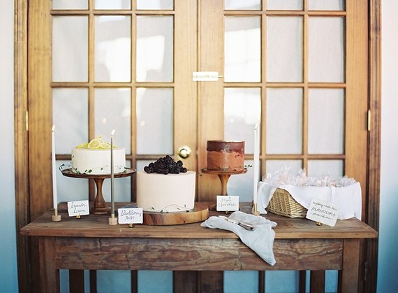 Romantic winter baby shower cakes