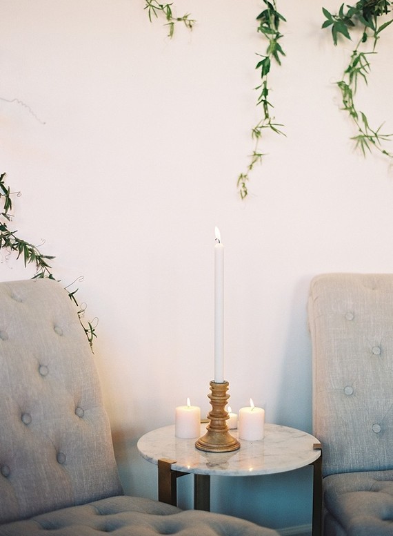 Romantic winter baby shower