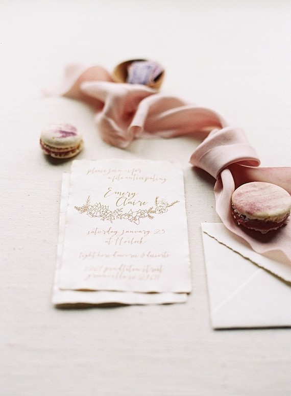french style baby shower invitations Inspiration