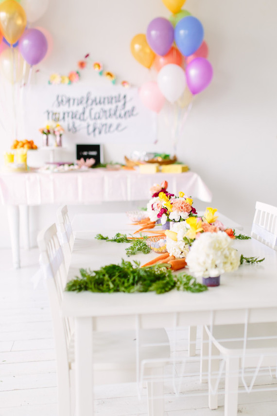 spring bunny party ideas