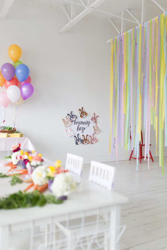 spring bunny party ideas Inspiration