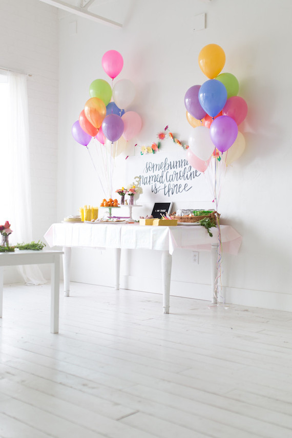 spring bunny party ideas Inspiration