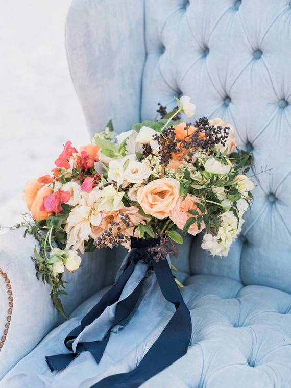 Winter bridal bouquet