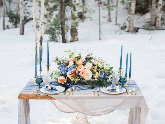 Winter bridal bouquet
