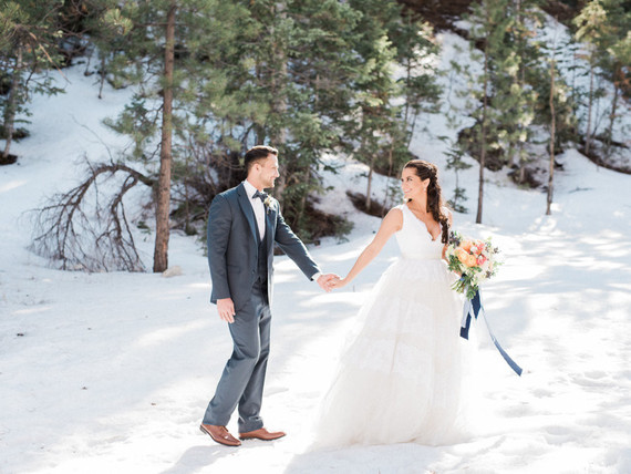 Winter bridal bouquet