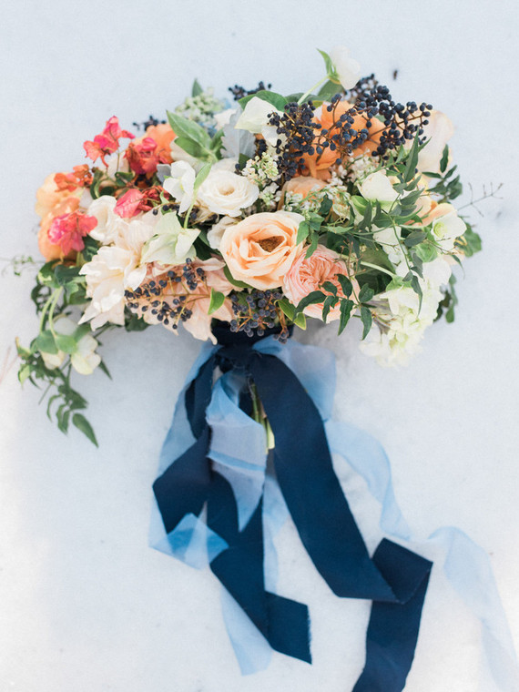 Winter bridal bouquet
