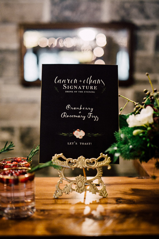 Vintage winter wedding inspiration