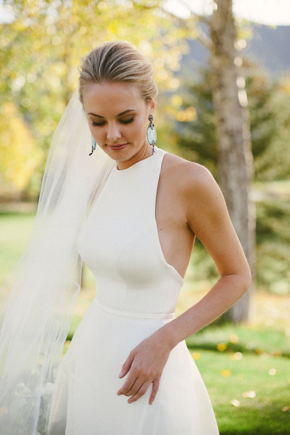 Modern wedding dress