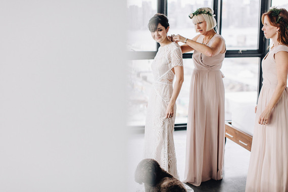 Winter wedding in Brooklyn