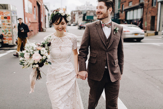 Winter wedding in Brooklyn