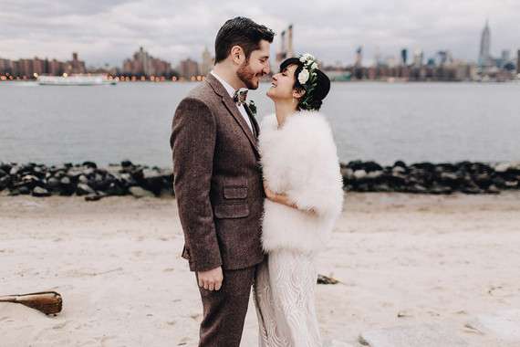 Winter wedding in Brooklyn