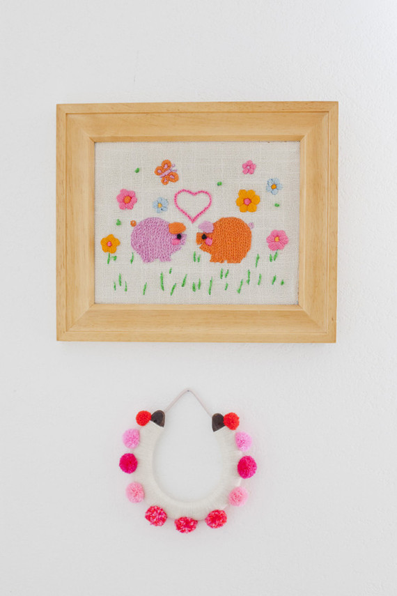 Modern folk art nursery design Inspiration