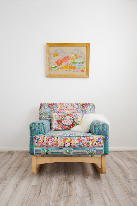 Modern folk art nursery design