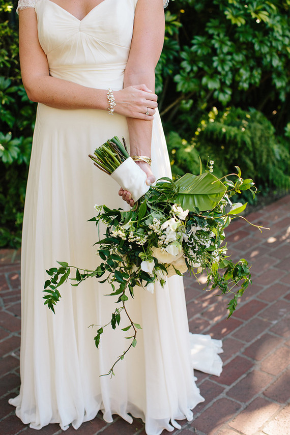 Green and white bouquet