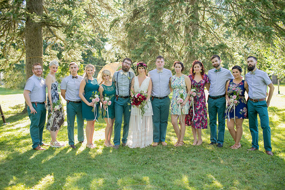 Outdoor summer wedding