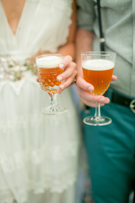 Beer cocktail station