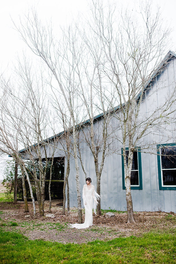 Bohemian wedding dress