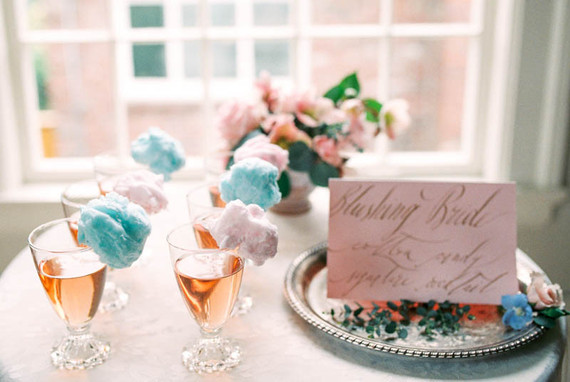 Rose quartz and serenity wedding inspiration