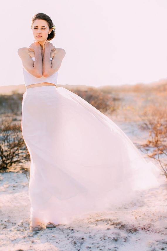 Modern wedding dress