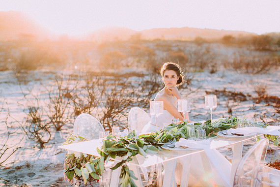 Modern wedding dress