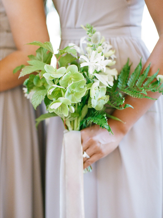 Green floral bouquet