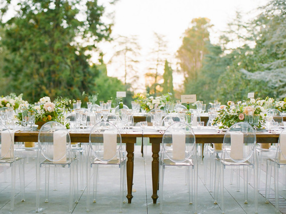 Elegant modern tablescape