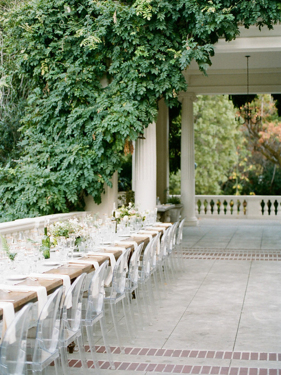 Elegant modern tablescape