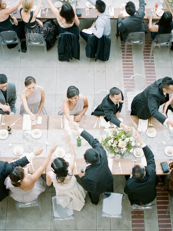 Elegant modern tablescape