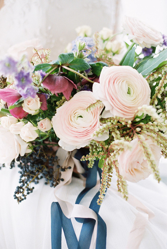 Spring bridal bouquet