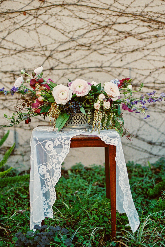 Garden tea party wedding inspiration