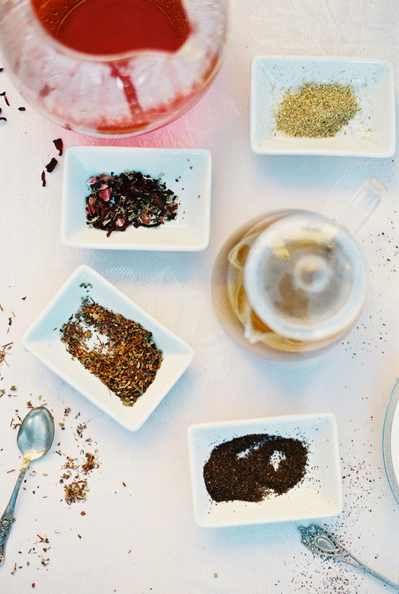 Garden tea party wedding inspiration