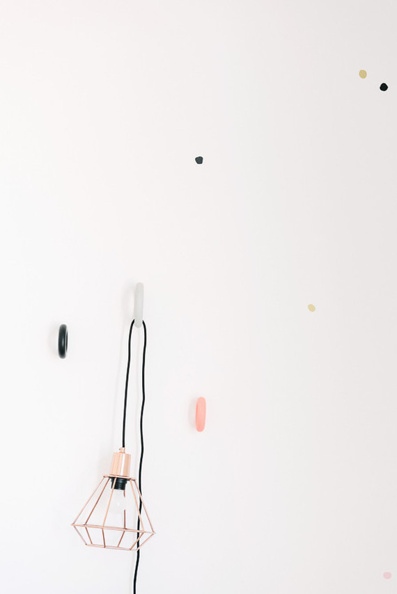 modern copper girls room