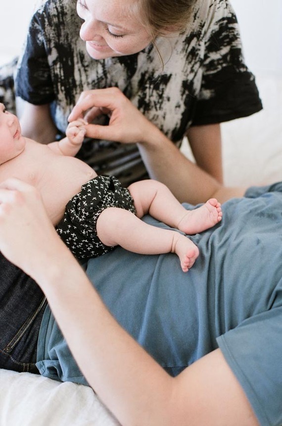 6 week baby portraits