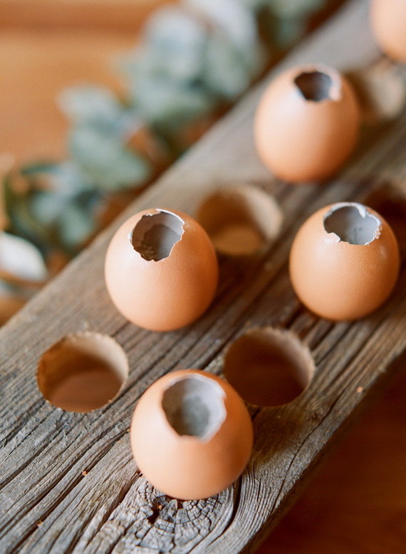 Cement easter eggs